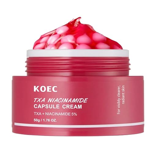 KOEC TXA Niacinamide Capsule Cream - frasco rojo
