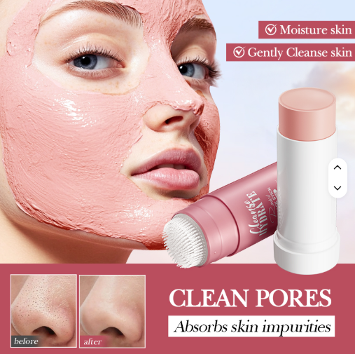 BIOAQUA Rose Mud Mask Stick — Mascarilla de Arcilla en Barra