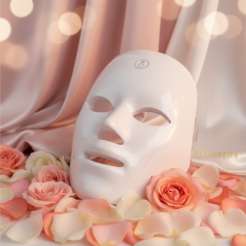 GLOW VERA LED Mask — Luxury Product Shot