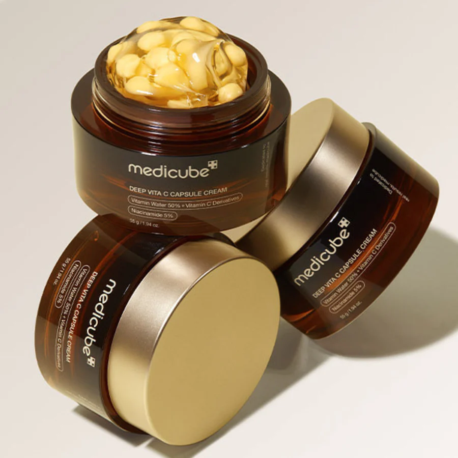 Medicube Deep Vita C Capsule Cream — Ilumina & Unifica el Tono