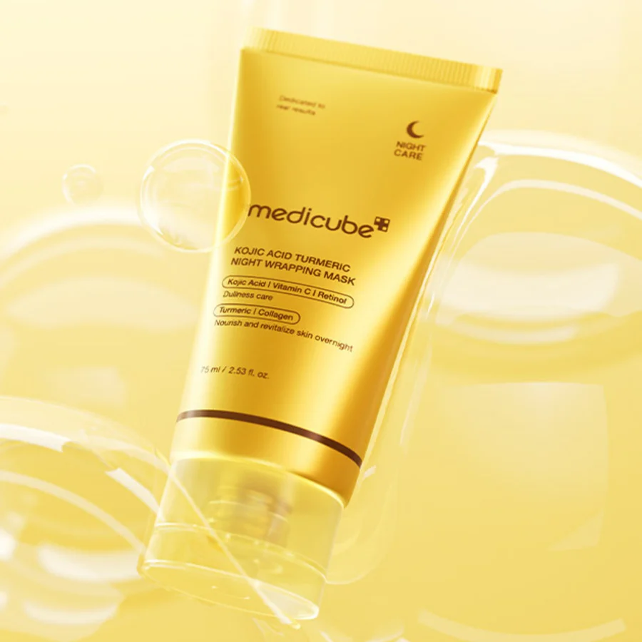 Medicube Kojic Acid Turmeric Night Mask — Aclara & Unifica el Tono