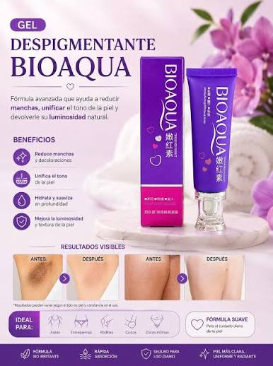 BIOAQUA Crema Despigmentante — Reduce Manchas y Unifica el Tono