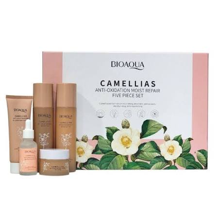 BIOAQUA Camellias Anti-Oxidation Skincare Set — 5 pcs