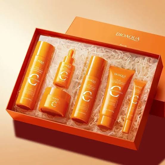 BIOAQUA Vitamin C Brightening Skincare Set — 6 pcs