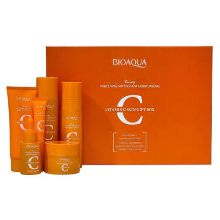 BIOAQUA Vitamin C Brightening Skincare Set — 6 pcs