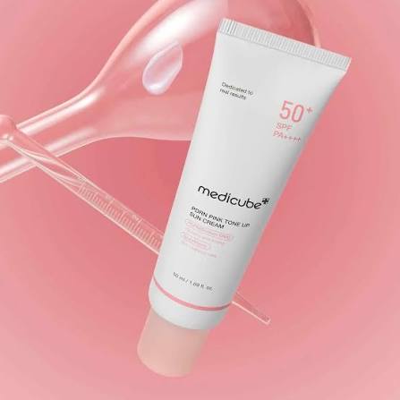 Medicube Sun Cream SPF50+ Pink Tone Up