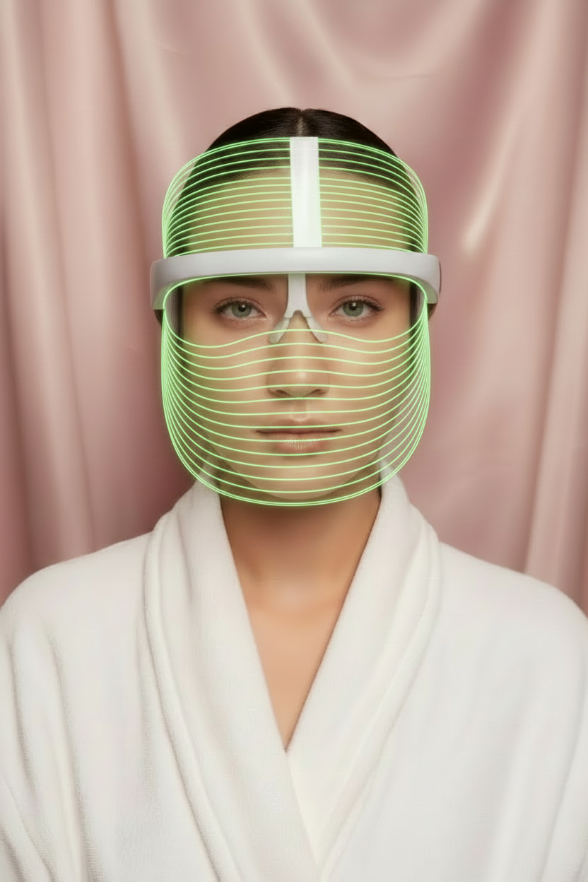 Modelo LED Mask Verde GLOW VERA